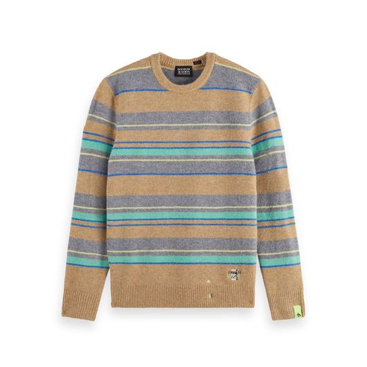 Снимка на SCOTCH&SODA MEN'S REGULAR FIT SOFTY WOOL STRIPES