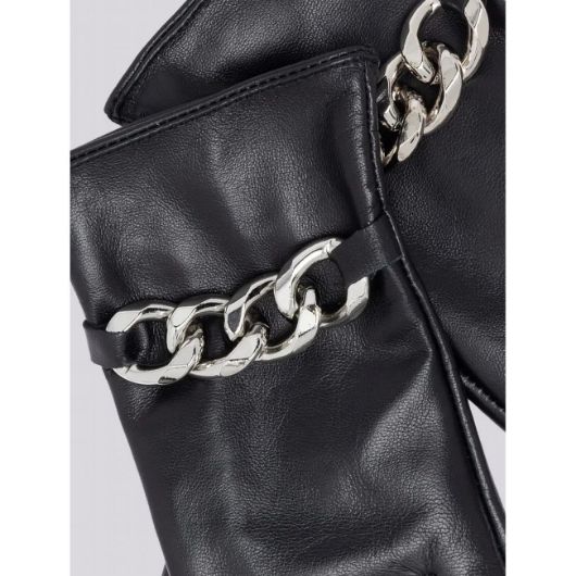 Снимка на REPLAY WOMEN'S LEATHER GLOVES WITH CHAIN