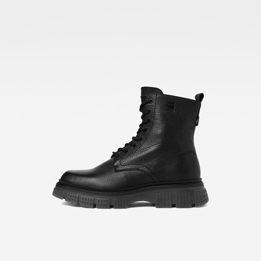 Снимка на G-STAR RAW WOMEN'S RADAR HIGH TUMBLED LEATHER BOOTS