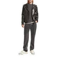 Снимка на SCOTCH&SODA MEN'S PLACEMENT PRINT LEATHER BIKER JACKET