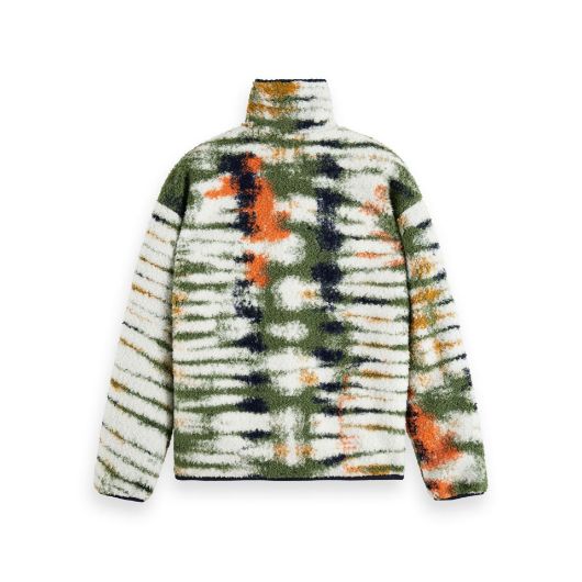 Снимка на SCOTCH&SODA MEN'S JACQUARD TIE-DYE ZIP-THROUGH FLEECE