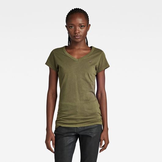 Снимка на G-STAR RAW WOMEN'S EYBEN SLIM V-NECK T-SHIRT