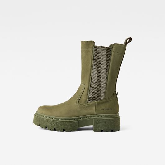 Снимка на G-STAR RAW WOMEN'S KAFEY PLATFORM HIGH CHELSEA NUBUCK BOOTS