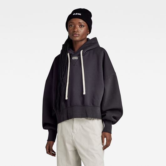 Снимка на G-STAR RAW WOMEN'S OVERSIZED CROPPED HOODED SWEATER