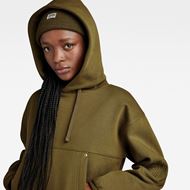 Снимка на G-STAR RAW WOMEN'S SLEEVE GR CROPPED HOODED LOOSE SWEATER