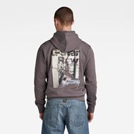 Снимка на G-STAR RAW MEN'S BACK PRINT HOODED SWEATER