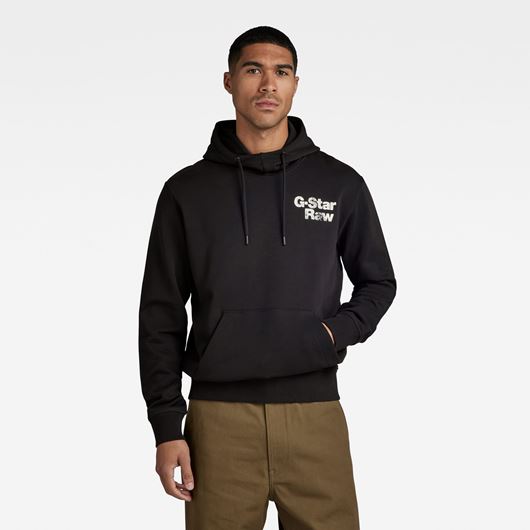 Снимка на G-STAR RAW MEN'S BACK PRINT HOODED SWEATER