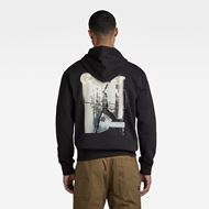 Снимка на G-STAR RAW MEN'S BACK PRINT HOODED SWEATER