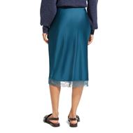 Снимка на SCOTCH&SODA WOMEN'S SATIN HIGH RISE MIDI SKIRT WITH LACE DETAIL