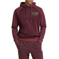 Снимка на SCOTCH&SODA MEN'S REGULAR FIT HOODIE WITH SPRAY EFFECT IN ORGANIC COTTON BLEND