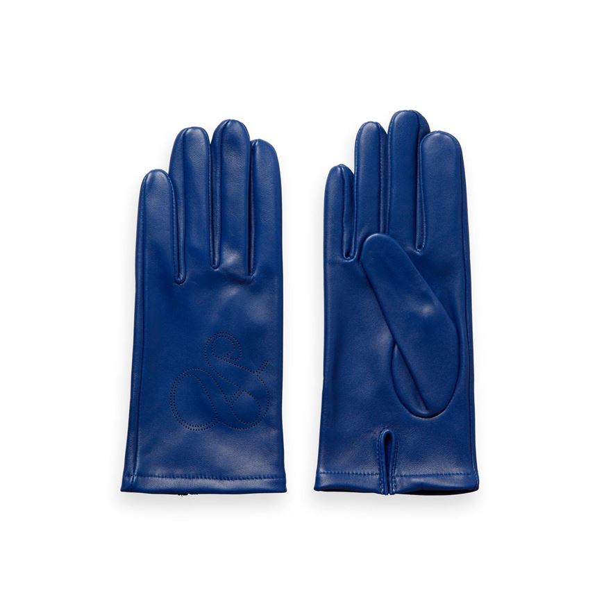 Снимка на SCOTCH&SODA WOMEN'S PERFORATED LOGO GLOVES