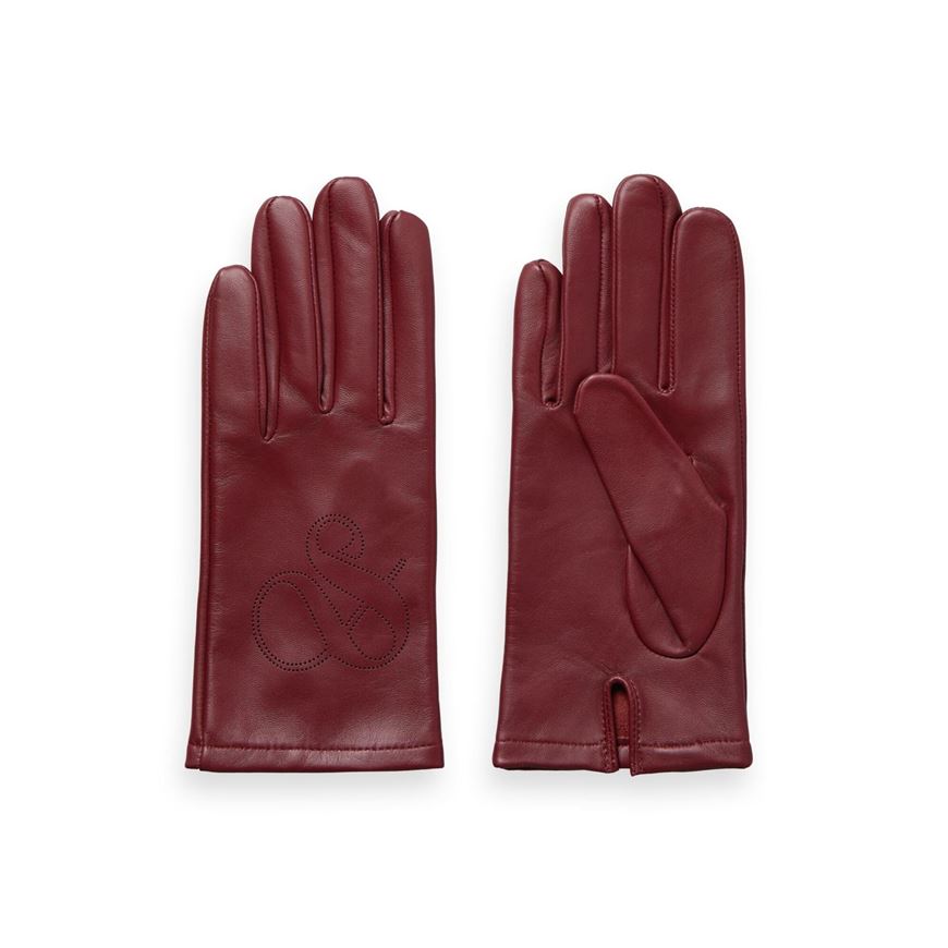 Снимка на SCOTCH&SODA WOMEN'S PERFORATED LOGO GLOVES