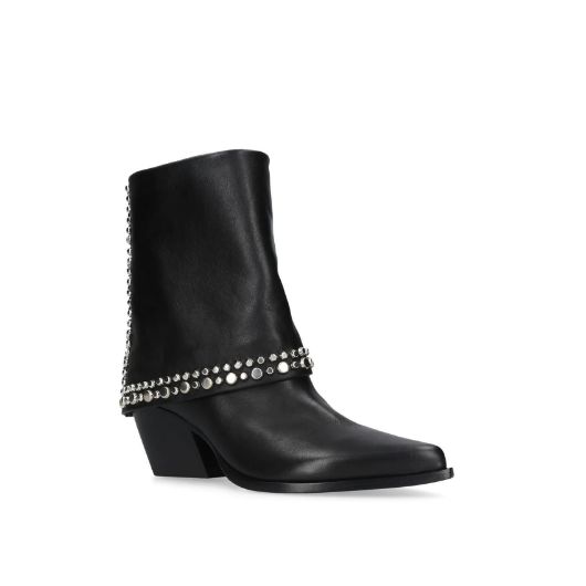 Снимка на ELENA IACHI WOMEN'S E3700 BLACK STUDDED ANKLE BOOTS