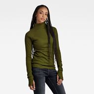 Снимка на G-STAR RAW WOMEN'S SLIM RIB MOCK TOP