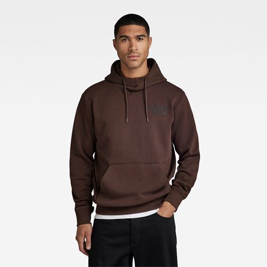 Снимка на G-STAR RAW MEN'S BACK PRINT HOODED SWEATER