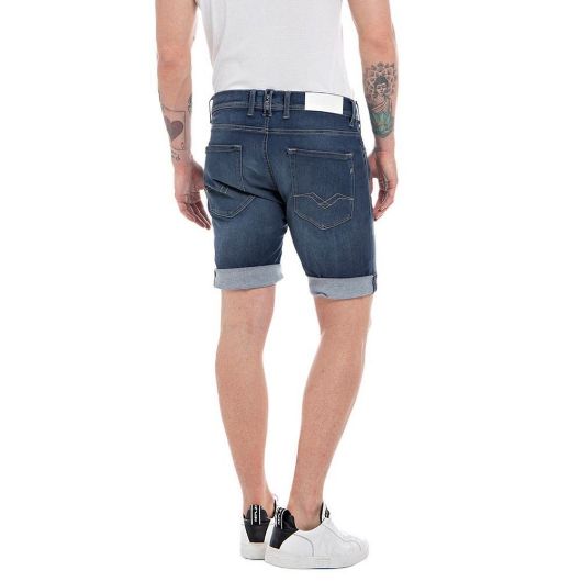 Снимка на REPLAY MEN'S TAPERED FIT RBJ.901 HYPERFLEX BERMUDA SHORTS