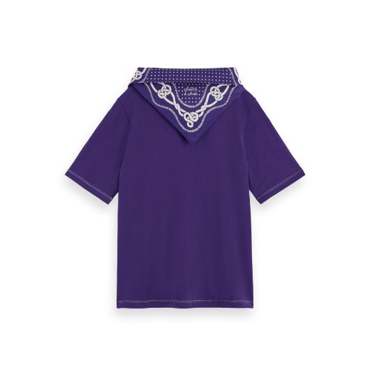 Снимка на SCOTCH&SODA WOMEN'S BANDANA RELAXED FIT T-SHIRT