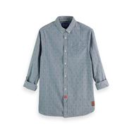 Снимка на SCOTCH&SODA MEN'S SMART INDIGO SHIRT WITH SLEEVE ADJUSTER