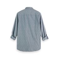 Снимка на SCOTCH&SODA MEN'S SMART INDIGO SHIRT WITH SLEEVE ADJUSTER