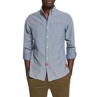 Снимка на SCOTCH&SODA MEN'S SMART INDIGO SHIRT WITH SLEEVE ADJUSTER