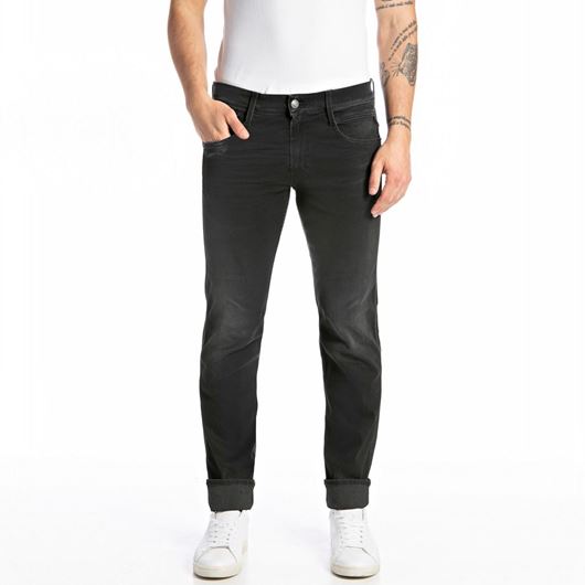 Снимка на REPLAY MEN'S SLIM FIT ANBASS RECYCLED HYPERFLEX JEANS