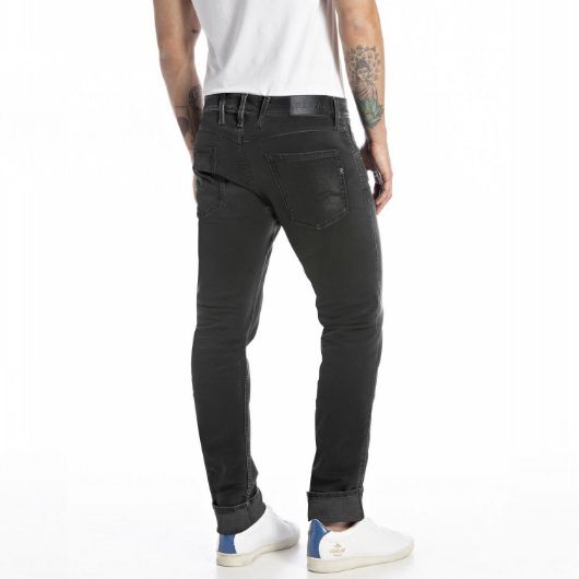 Снимка на REPLAY MEN'S SLIM FIT ANBASS RECYCLED HYPERFLEX JEANS