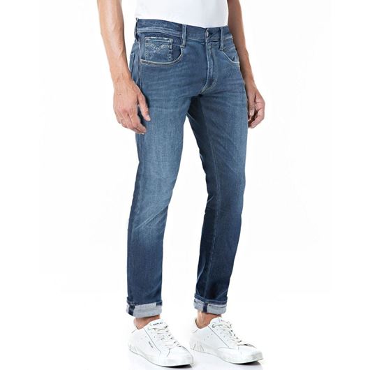 Снимка на REPLAY MEN'S SLIM FIT ANBASS HYPERFLEX JEANS