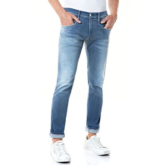 Снимка на REPLAY MEN'S SLIM FIT ANBASS HYPERFLEX JEANS