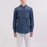 Снимка на REPLAY MEN'S REGULAR FIT SHIRT IN DARK DENIM