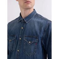 Снимка на REPLAY MEN'S REGULAR FIT SHIRT IN DARK DENIM