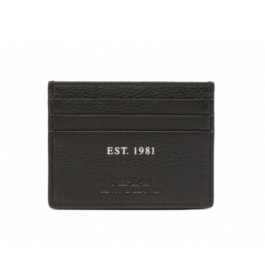 Снимка на REPLAY MEN'S CARDHOLDER IN HAMMERED LEATHER