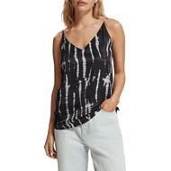 Снимка на SCOTCH&SODA WOMEN'S JERSEY TANK WITH WOVEN FRONT