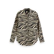 Снимка на SCOTCH&SODA WOMEN'S RELAXED FIT SHIRT WITH ANIMAL PRINT