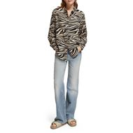 Снимка на SCOTCH&SODA WOMEN'S RELAXED FIT SHIRT WITH ANIMAL PRINT