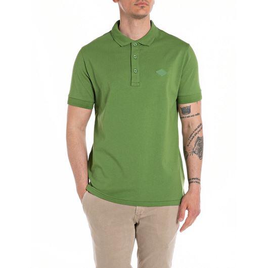 Снимка на REPLAY MEN'S SOLID-COLOURED JERSEY POLO SHIRT