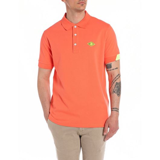 Снимка на REPLAY MEN'S POLO SHIRT WITH CONTRASTING-COLOURED DETAILS