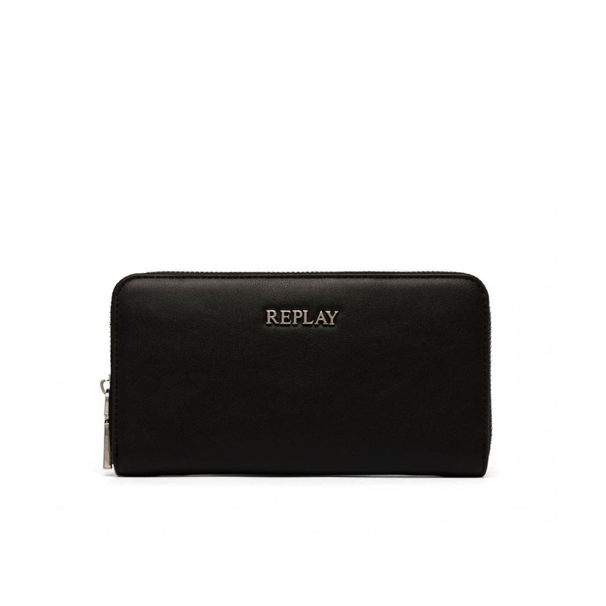 Снимка на REPLAY WOMEN'S WALLET WITH ZIPPER AND LOGO