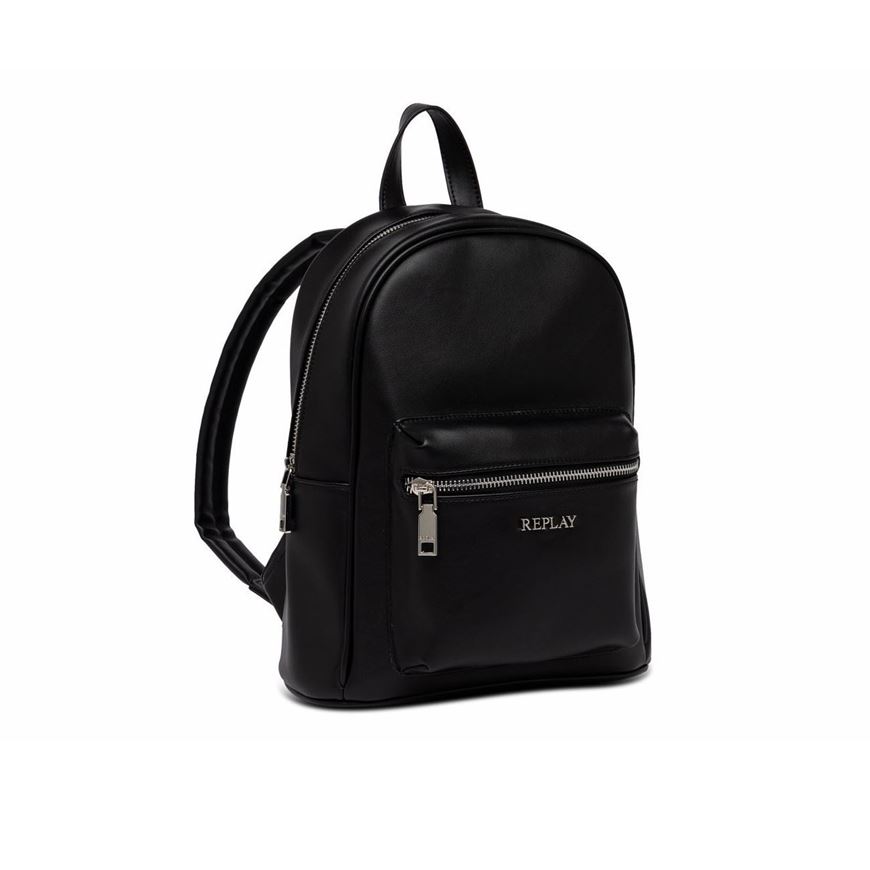 Снимка на REPLAY WOMEN'S BACKPACK IN SOLID COLOUR WITH LOGO