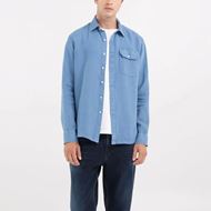 Снимка на REPLAY MEN'S REGULAR FIT SHIRT IN LINEN WITH POCKET