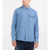 Снимка на REPLAY MEN'S REGULAR FIT SHIRT IN LINEN WITH POCKET