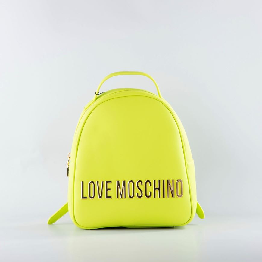 Снимка на LOVE MOSCHINO WOMEN'S GOLD METAL LOGO SMALL BACKPACK