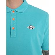 Снимка на REPLAY MEN'S POLO SHIRT WITH PRINT AND CONTRASTING-COLOURED BUTTONS