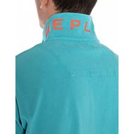 Снимка на REPLAY MEN'S POLO SHIRT WITH PRINT AND CONTRASTING-COLOURED BUTTONS