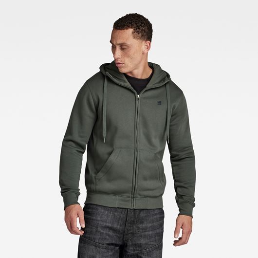 Показвай детайлите за G-STAR RAW MEN'S PREMIUM CORE HOODED ZIP SWEATER 1 - FanPoint Снимка на G-STAR RAW MEN'S PREMIUM CORE HOODED ZIP SWEATER 1