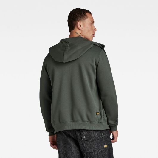 Показвай детайлите за G-STAR RAW MEN'S PREMIUM CORE HOODED ZIP SWEATER 3 - FanPoint Снимка на G-STAR RAW MEN'S PREMIUM CORE HOODED ZIP SWEATER 3