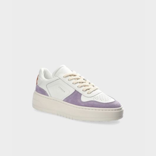 Снимка на COPENHAGEN WOMEN'S CPH75 LEATHER MIX WHITE/PURPLE