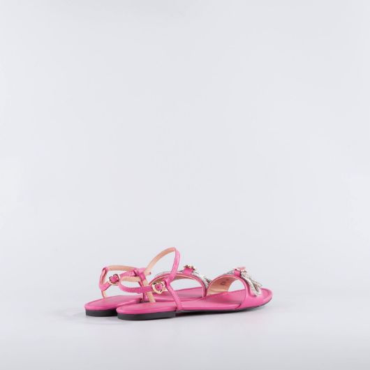 Снимка на LOVE MOSCHINO WOMEN'S BOW FLAT SANDALS