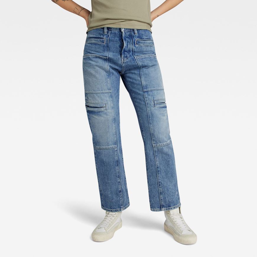 Снимка на G-STAR RAW WOMEN'S VIKTORIA UTILITY HIGH STRAIGHT JEANS