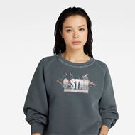 Снимка на G-STAR RAW WOMEN'S OVERDYED MERCH LOOSE SWEATER