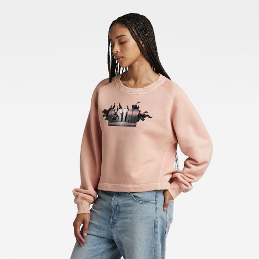 Снимка на G-STAR RAW WOMEN'S OVERDYED MERCH LOOSE SWEATER